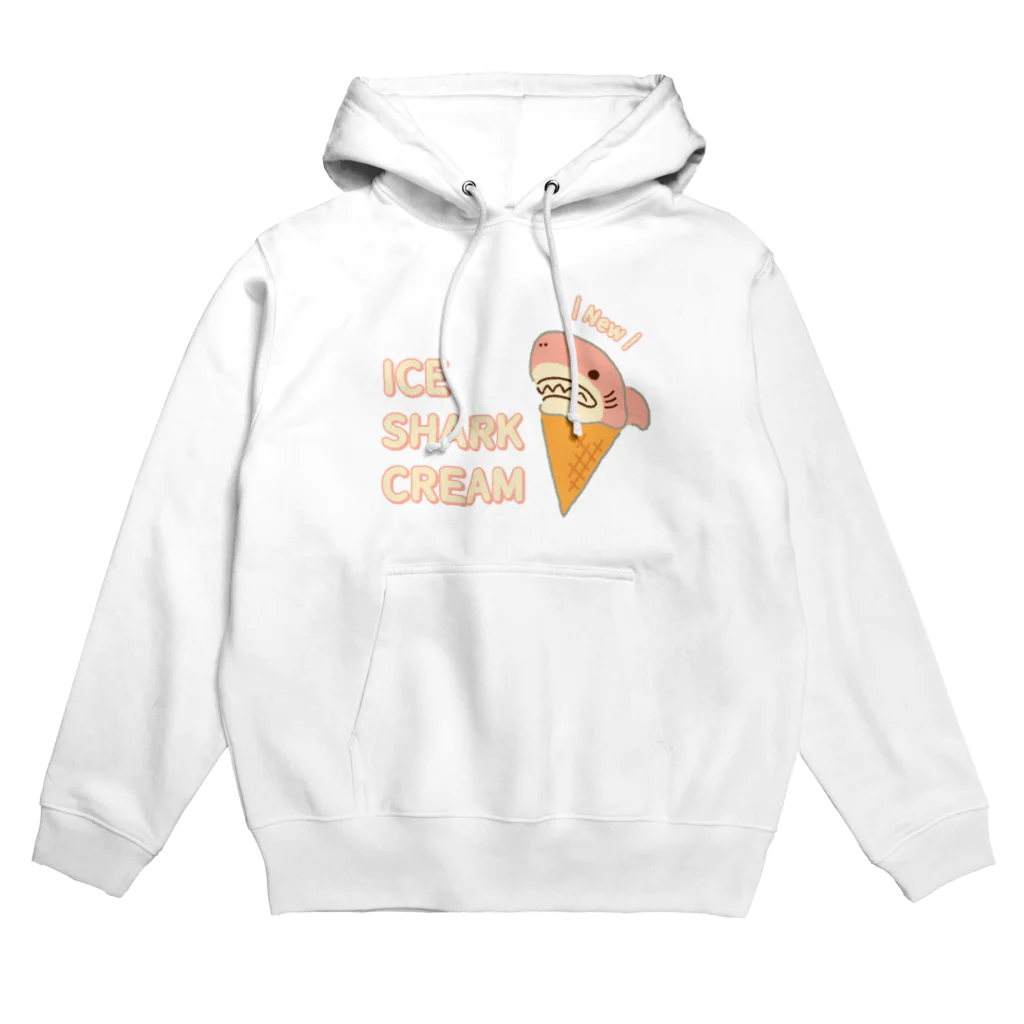 サメ わりとおもいのアイスクリームなサメさくら Hoodie