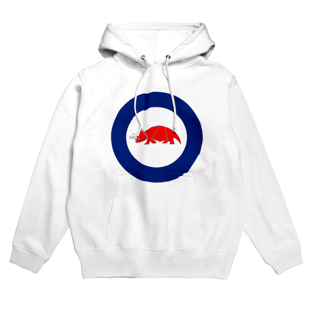 K′z SHOPのターゲットマーク(トリケラトプス) Hoodie