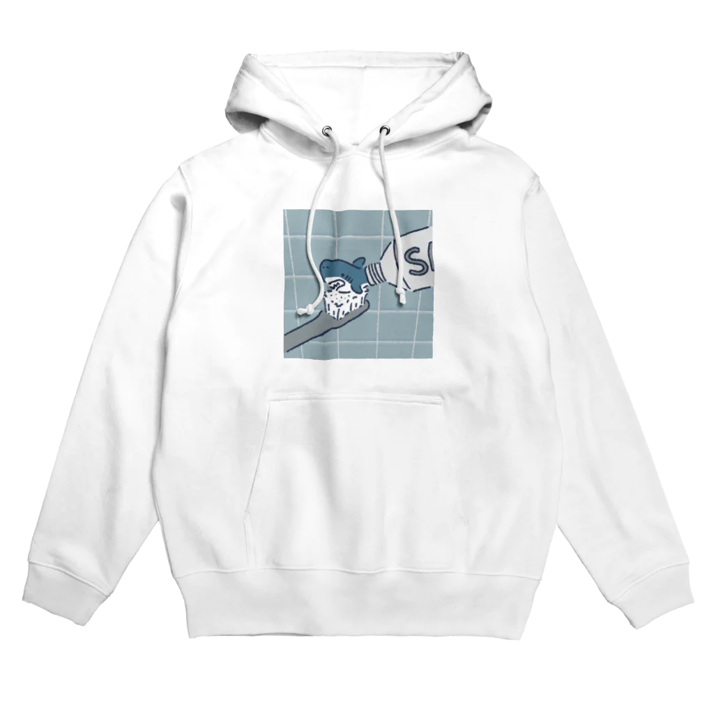 サメ わりとおもいのサメで歯みがき Hoodie