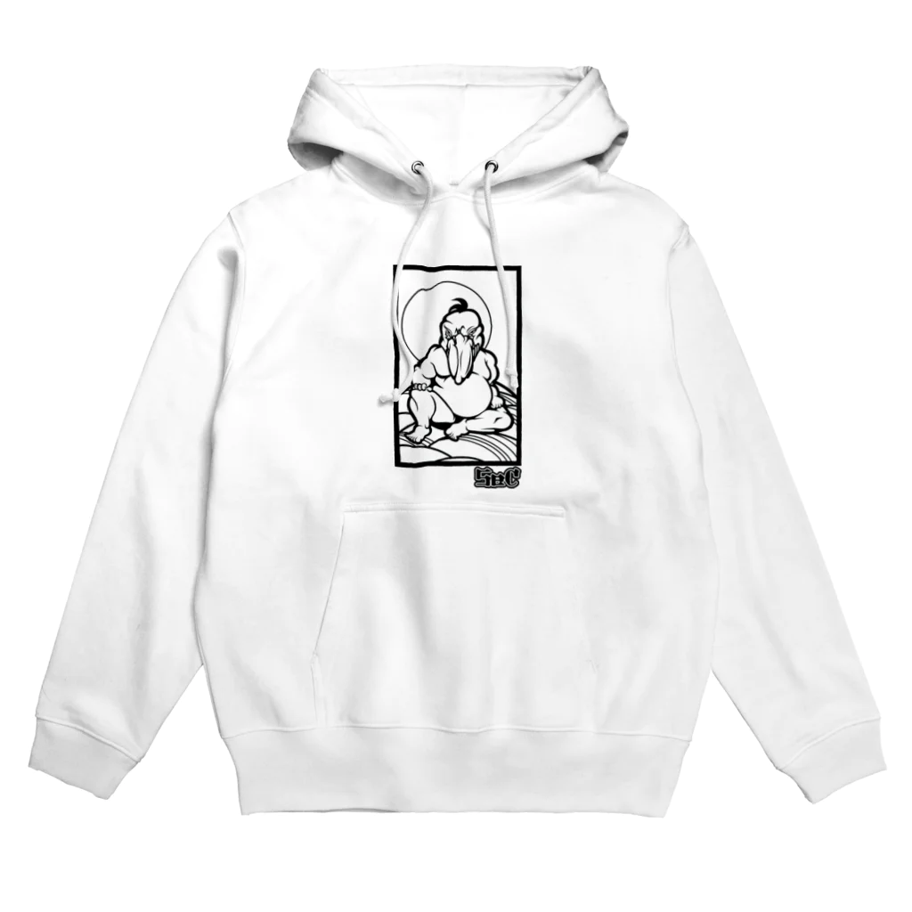 flatman.artの極道ハシビロコウ02 Hoodie