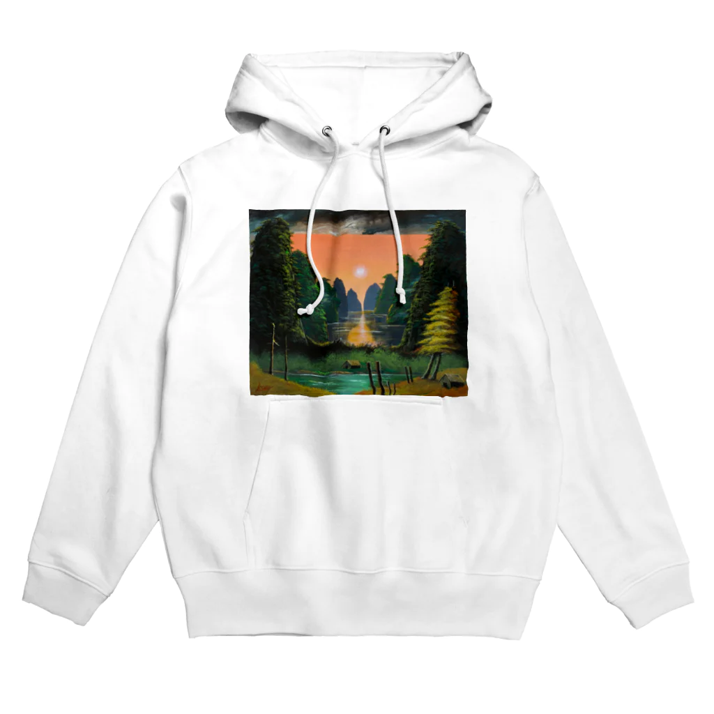 Isseyの夕焼けの桂林 Hoodie