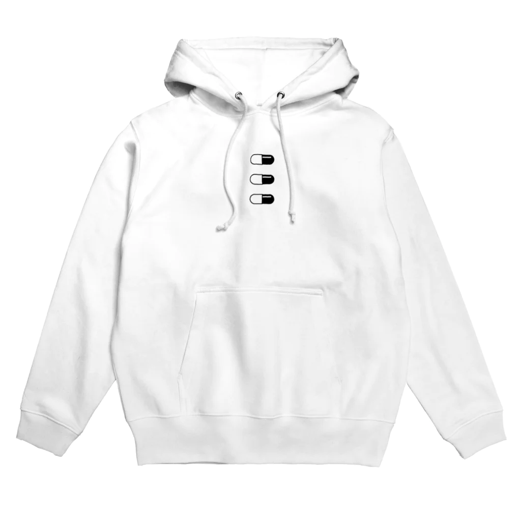 洗剤屋の雑貨屋のお薬三錠 Hoodie