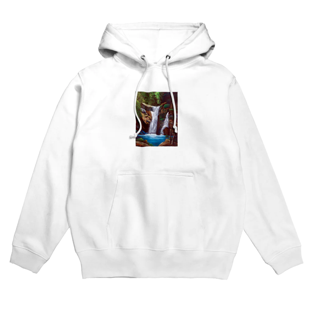 Isseyの深緑の滝 Hoodie