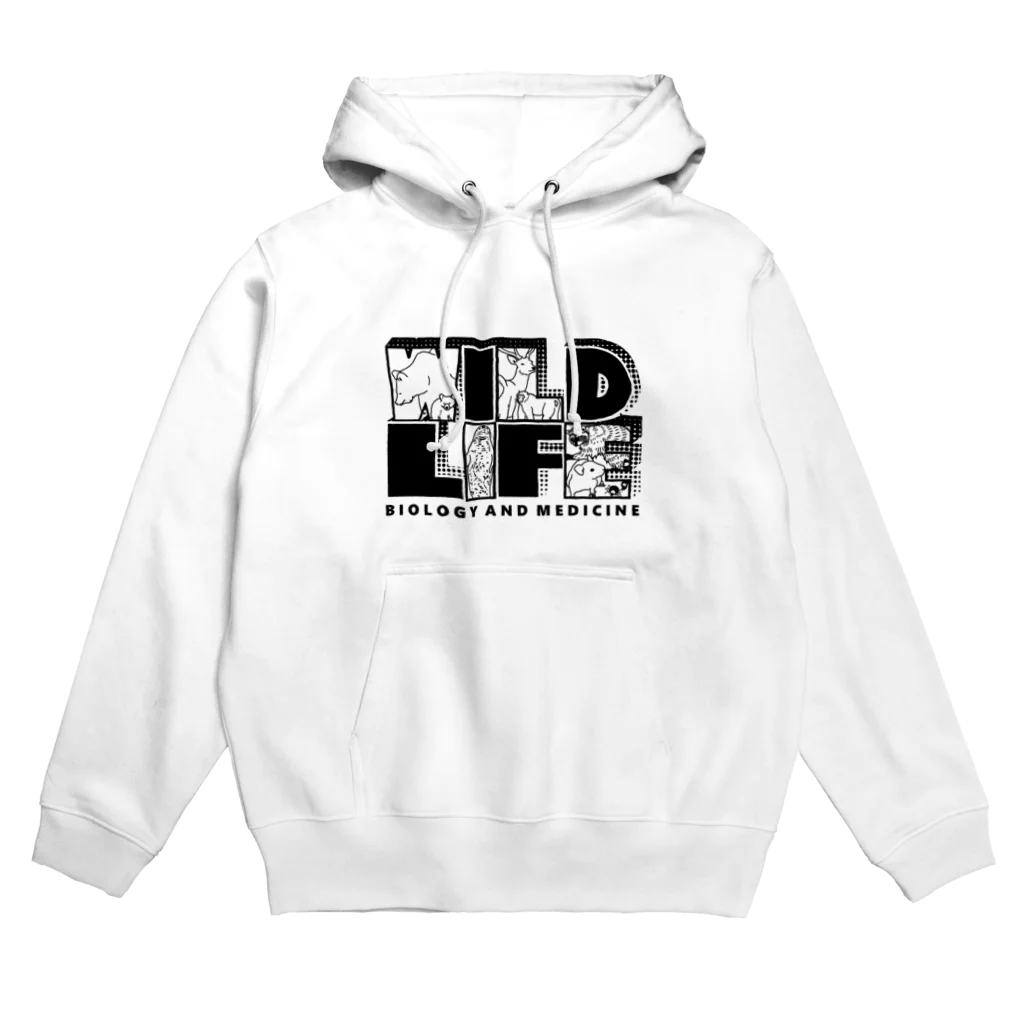Lab of Wildlife Biology and Medicine OfficialのWILDLIFE - Light color Hoodie