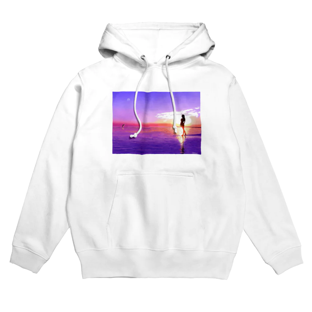 syachi工房のSunset Ocean Ⅳ Hoodie