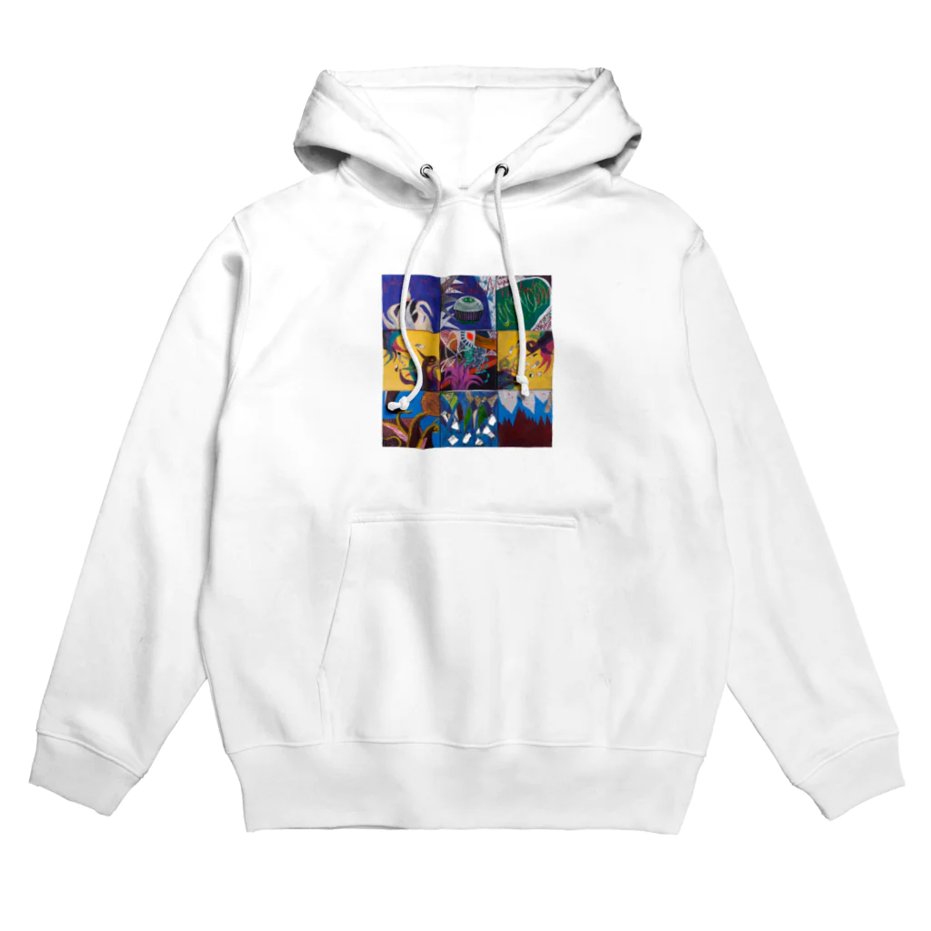 ニューヨークの抽象画 Hoodie