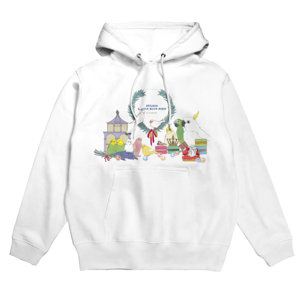 リズさんち🦜👶✨のドレス鳥さんず Hoodie