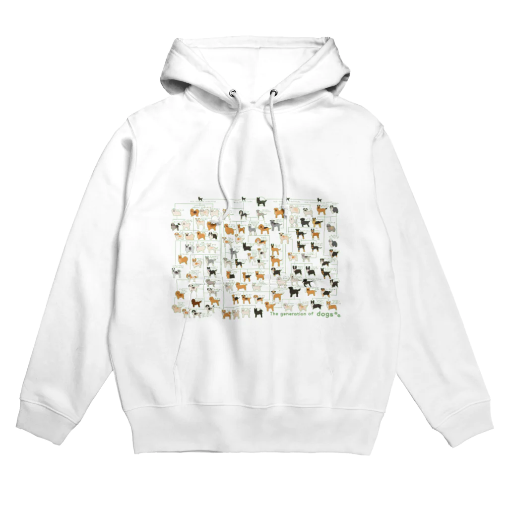 pdの犬の系統図 Hoodie