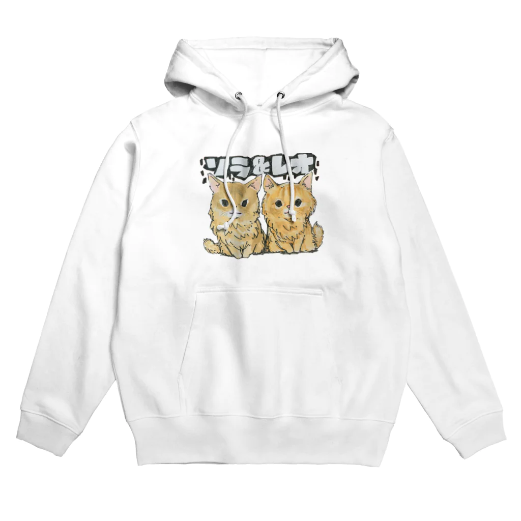 ICE BEANSのソラ&レオ Hoodie