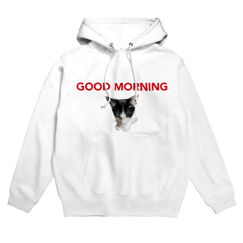 sugarhighのグッドモーニングハチワレキャット Hoodie