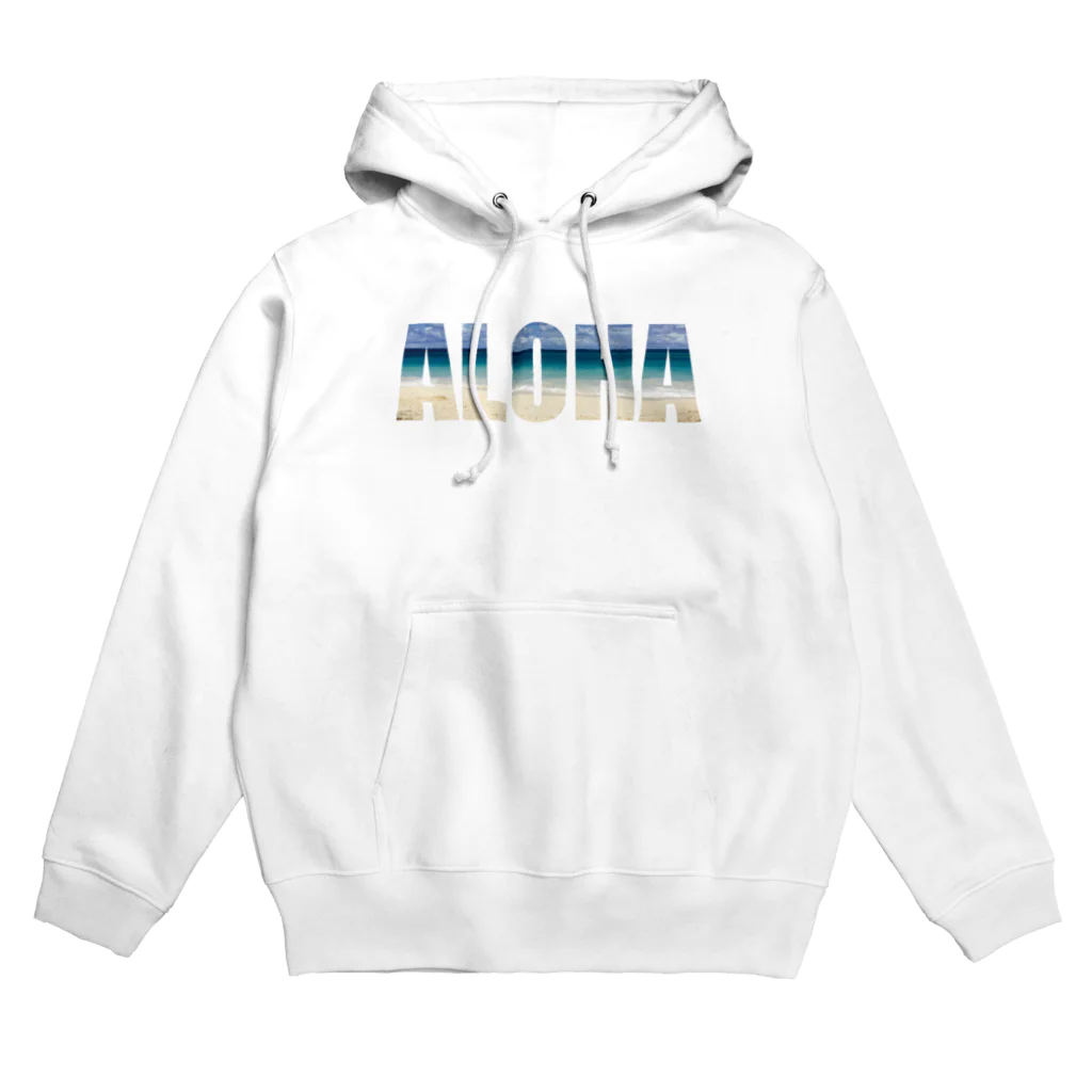 aloha808mahaloのALOHA × ビーチ＠ハワイ Hoodie