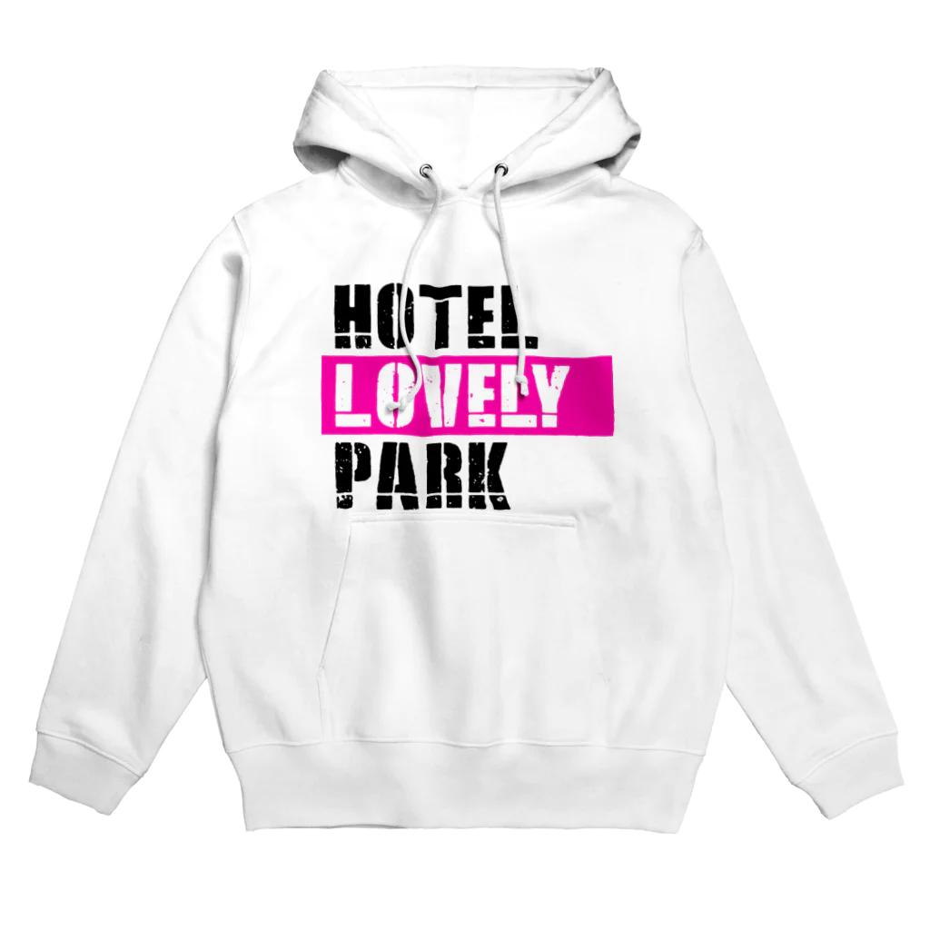 HOTEL LOVELY PARK 公式ショップのHOTEL LOVELY PARK ロゴ パーカー