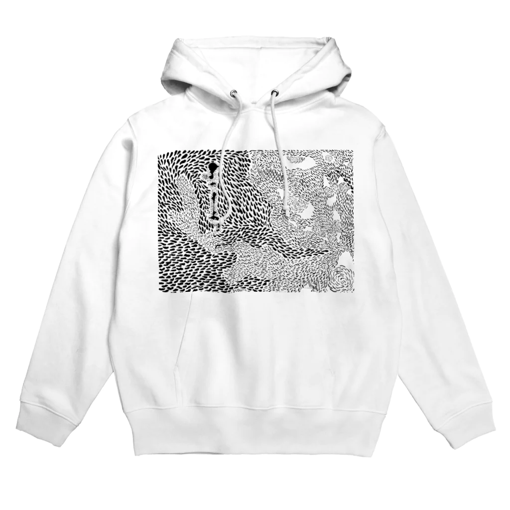 Independent thinkers.のランダムドット墨色ダーク Hoodie