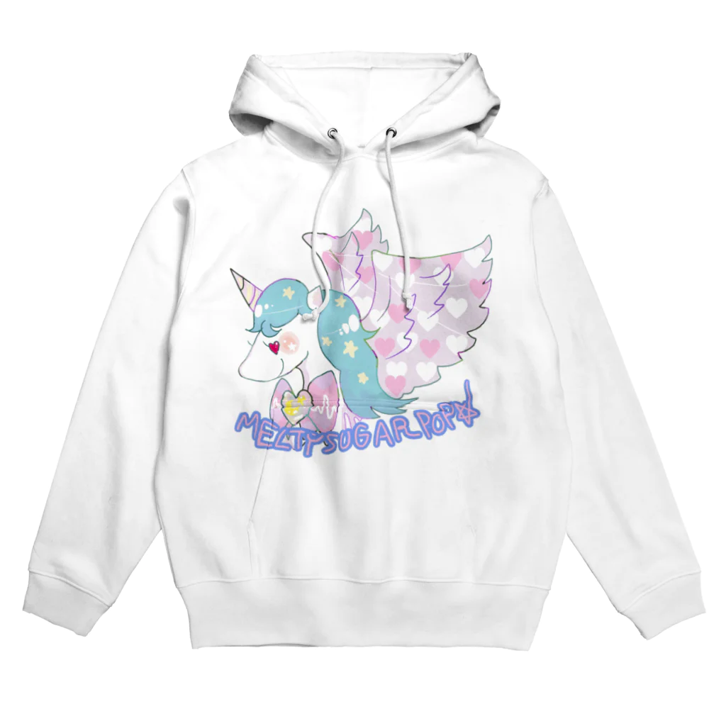 MELTY SUGAR POPのMELTY SUGAR POPユニコーン Hoodie