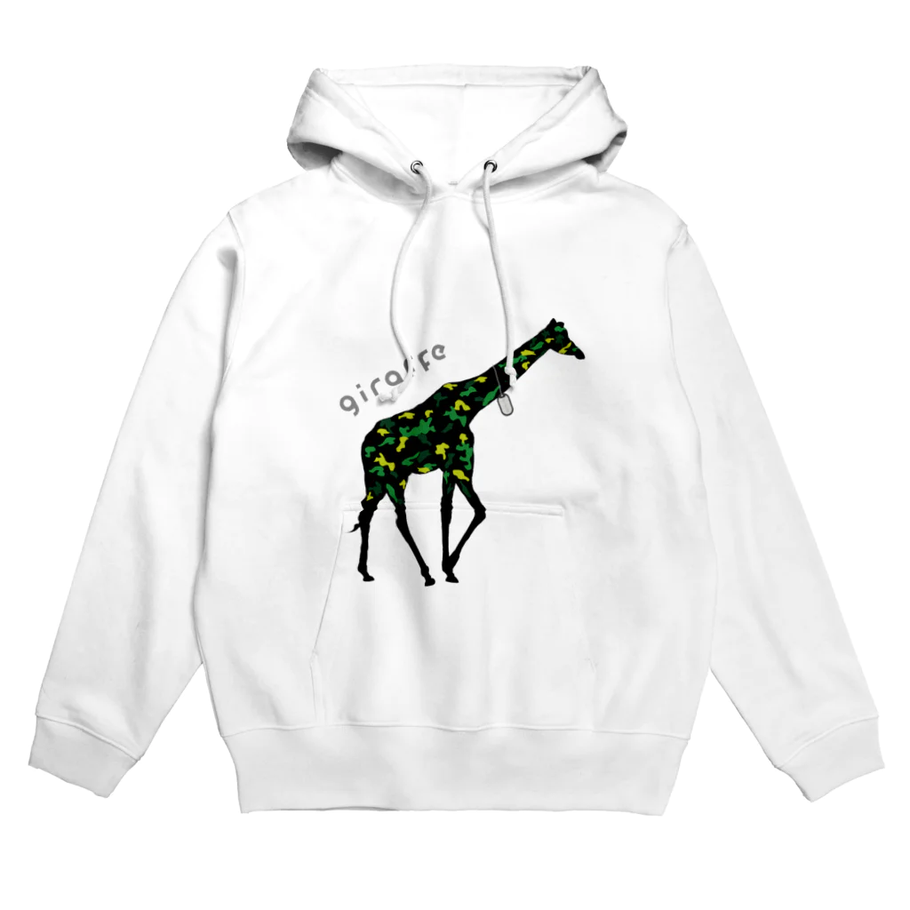 akijiparadeのパーカー_giraffe_カラー Hoodie