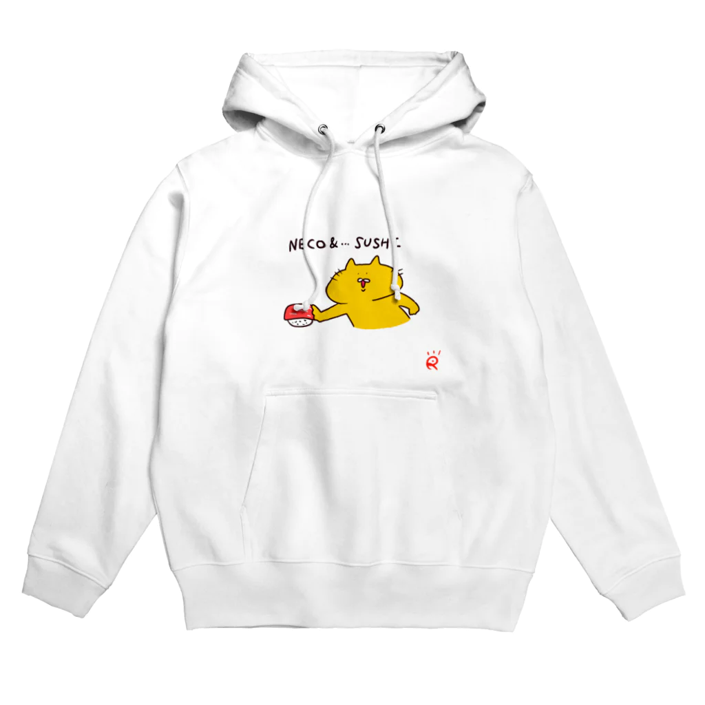 なで肩うさぎの美香堂のネコand寿司 Hoodie