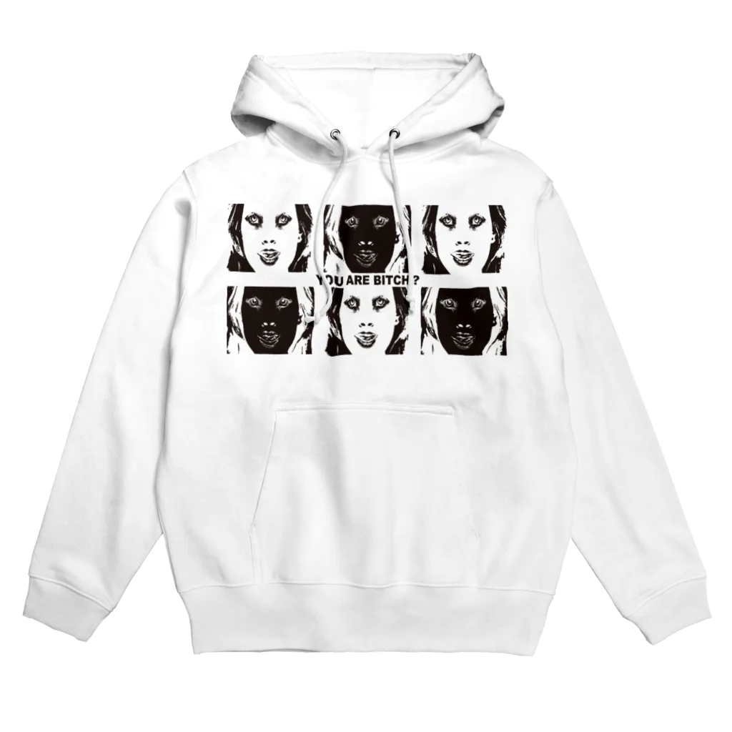 PIXEL SCREENのYOU ARE BITCH ？ Hoodie