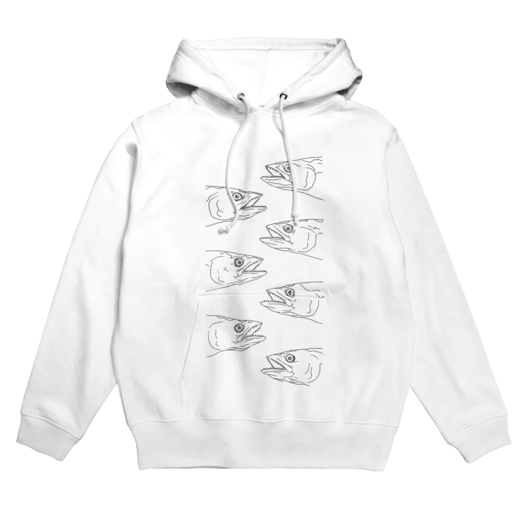 yojiyojiのサゴシ（背景透過に成功） Hoodie