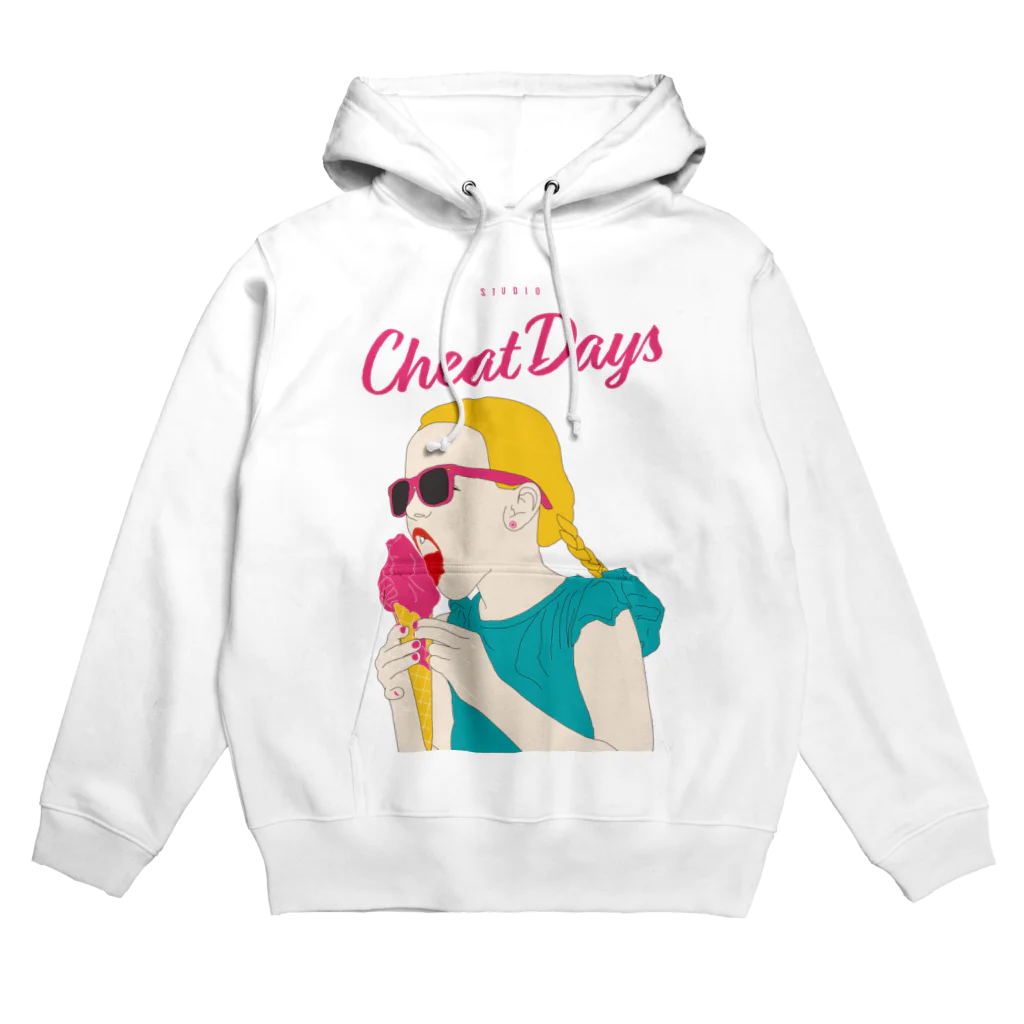 eVerY dAY,CHeAT dAY!のチートデイズ　アイスクリームガール Hoodie