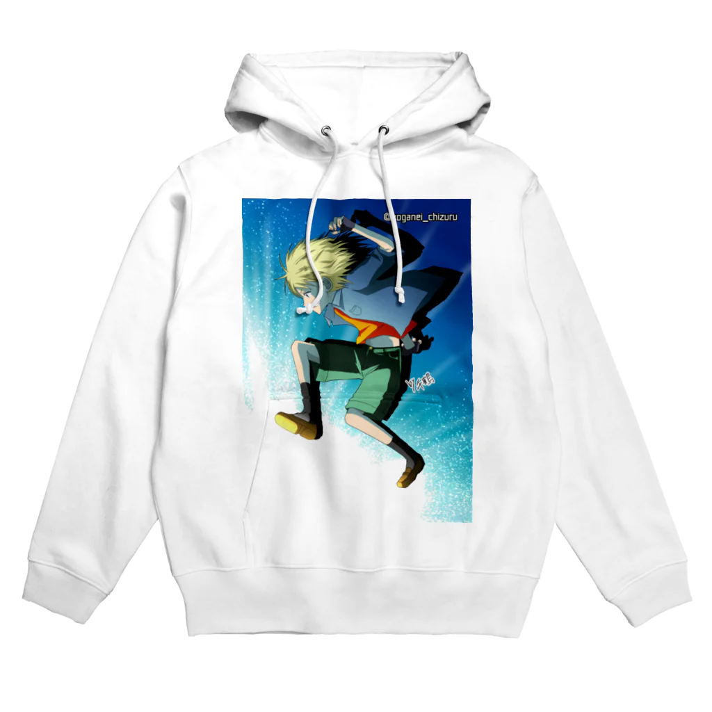 黄金井千鶴の光に飛び込む Hoodie