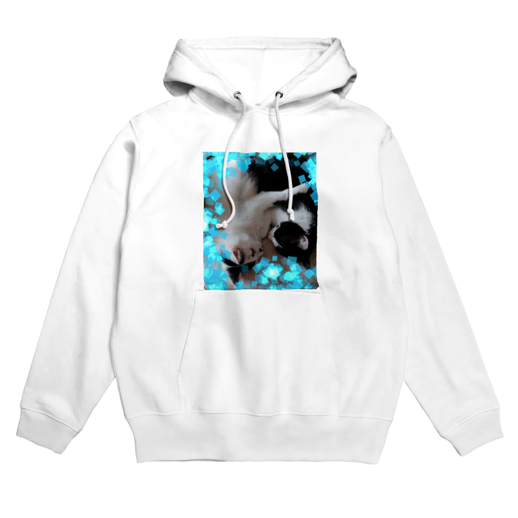 みーのお部屋 の豆くんがテールくんに添い寝 Hoodie