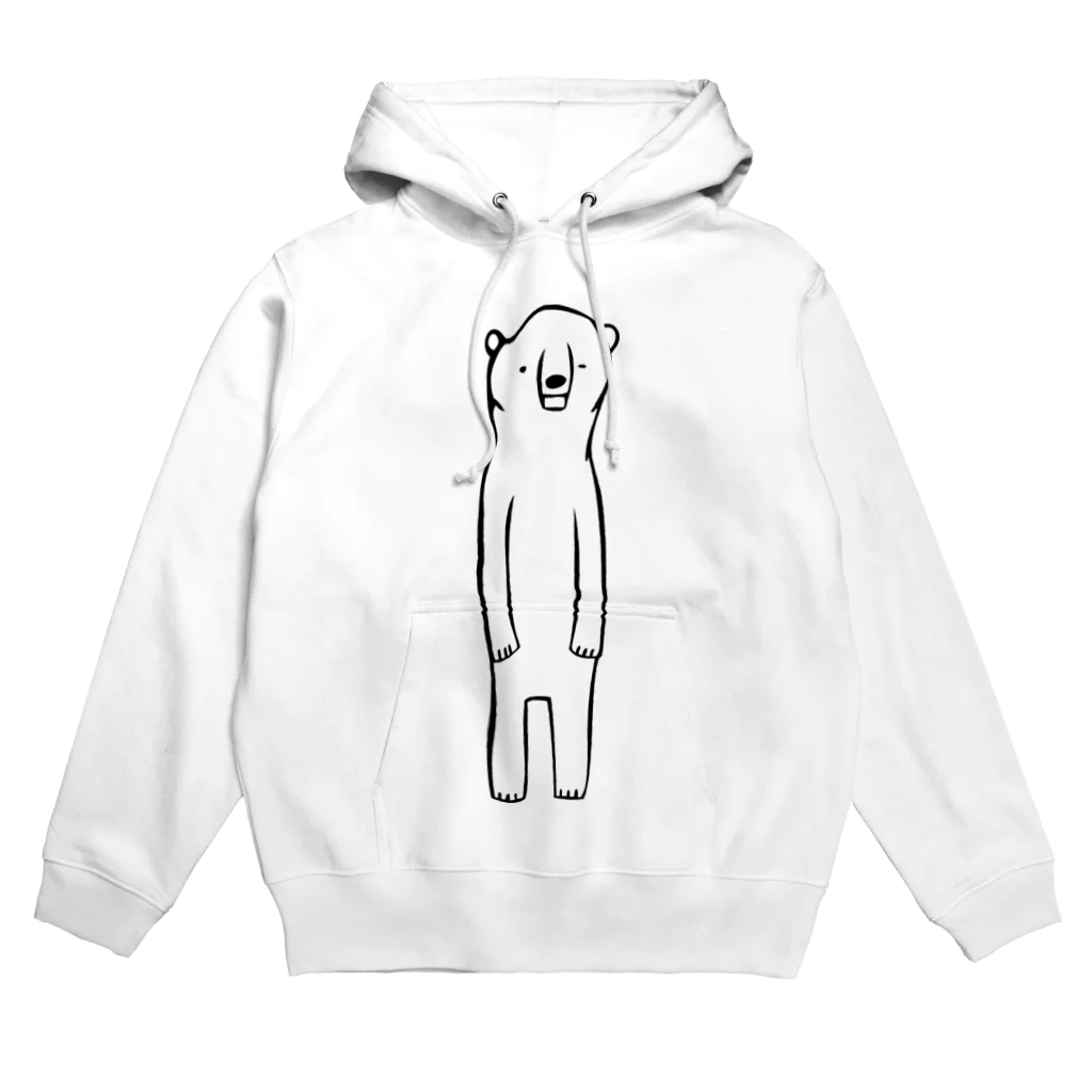 hacmotoの物憂げなしろくまの Hoodie