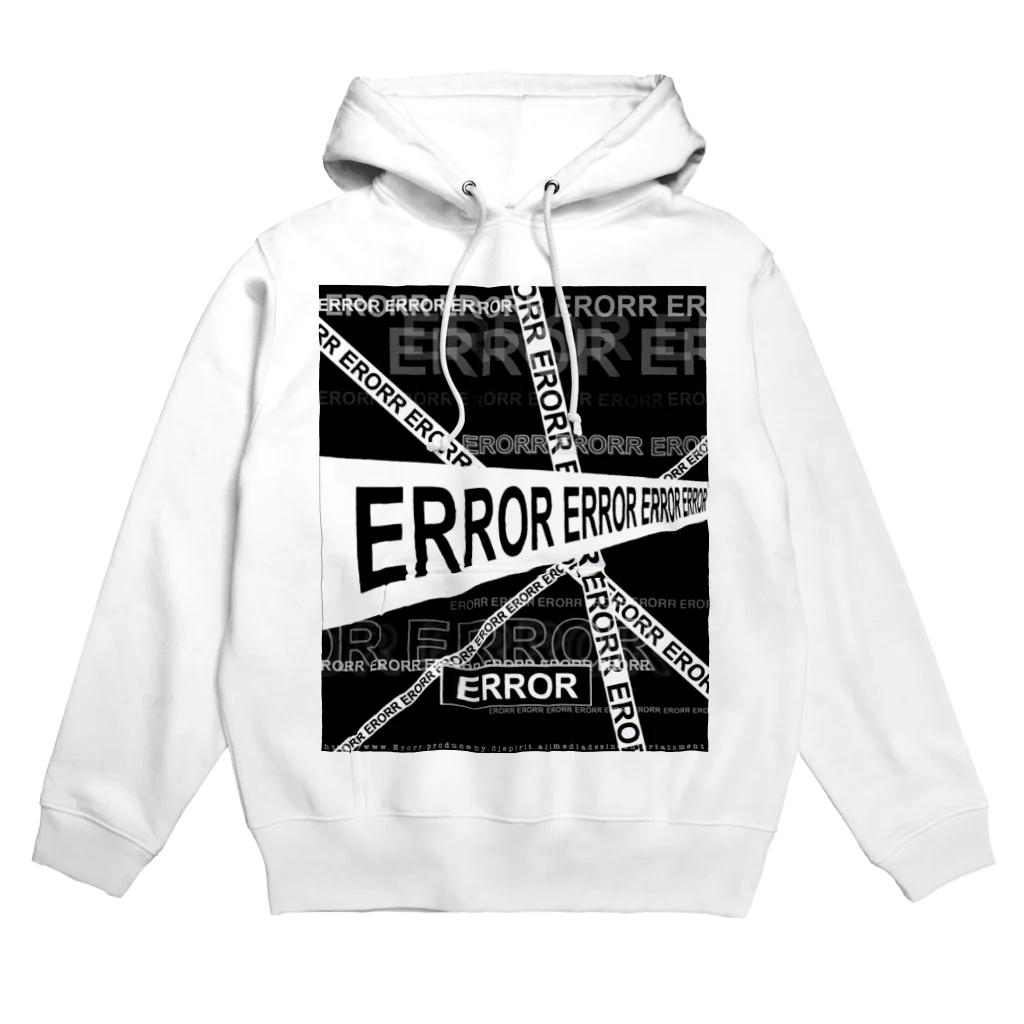 ERRORのERROR《white & Black》 パーカー