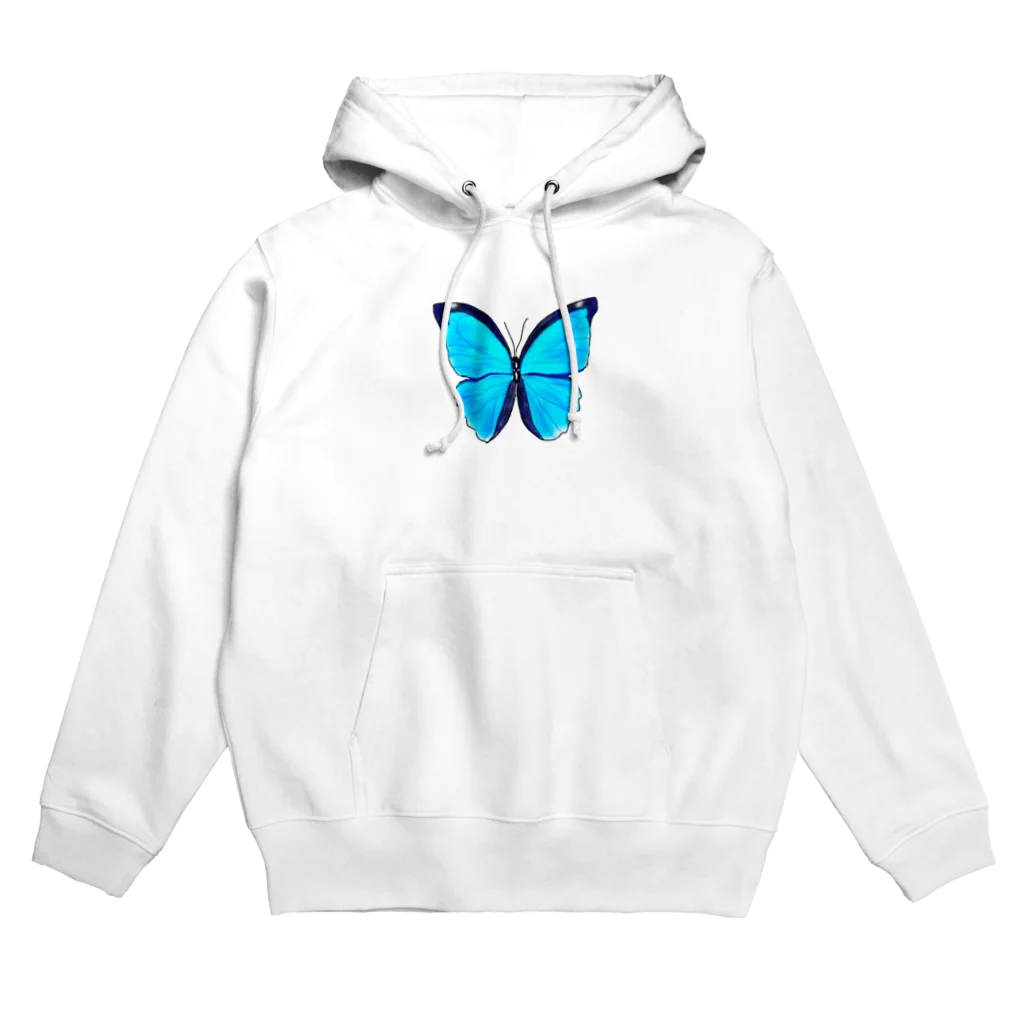 LalaHangeulのモルフォ蝶 Hoodie