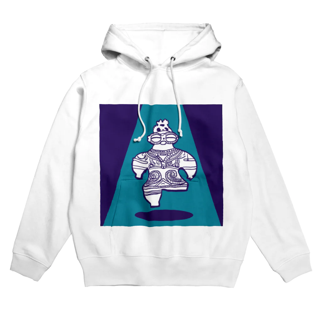 羽壱｜HANEICHIの遮光器土偶 Hoodie