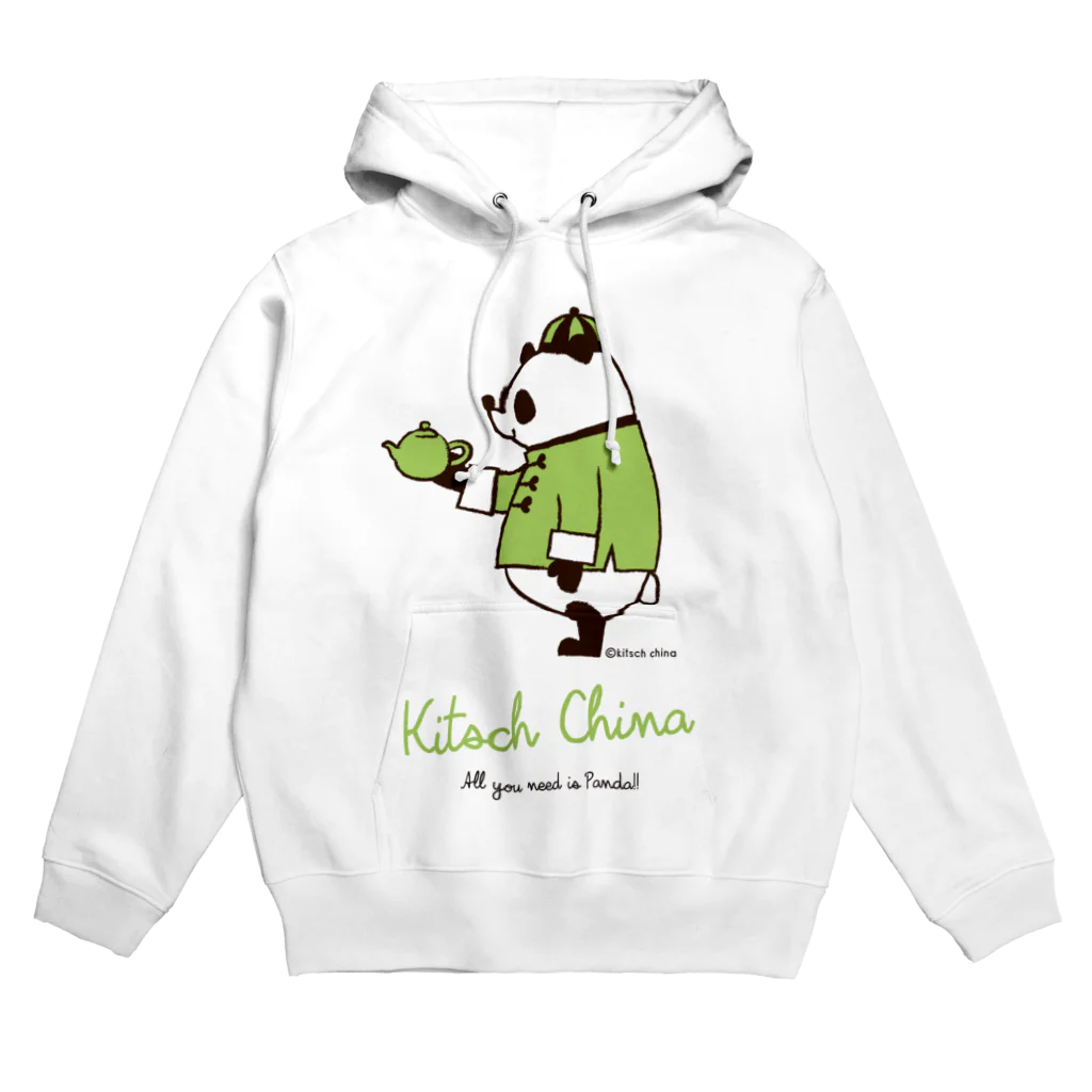 キッチュの中国茶パンダ Hoodie