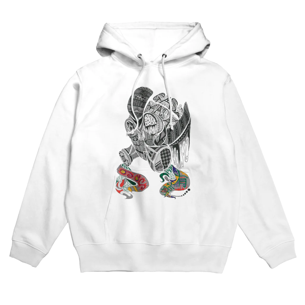 気分屋ReiKaのShop:RK工房のガスマスク2 Hoodie