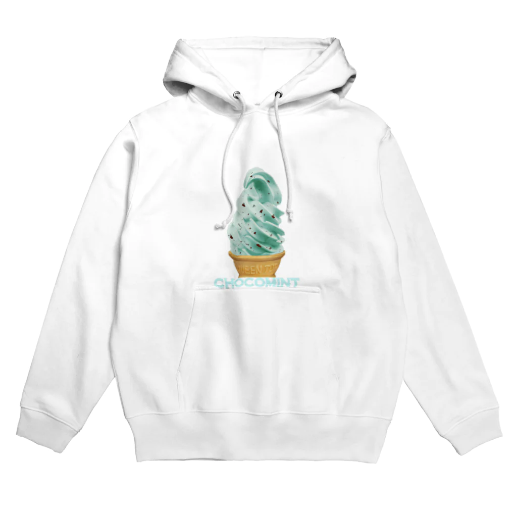 madeathのチョコミントソフト Hoodie