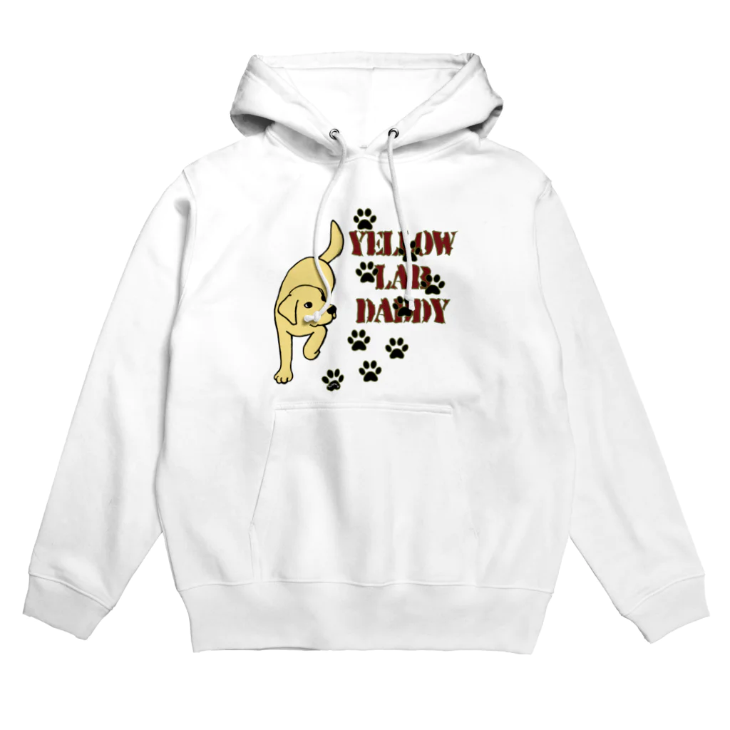 ハッピー・ラブラドールズのYellow Lab Daddy　イエローラブラドール Hoodie