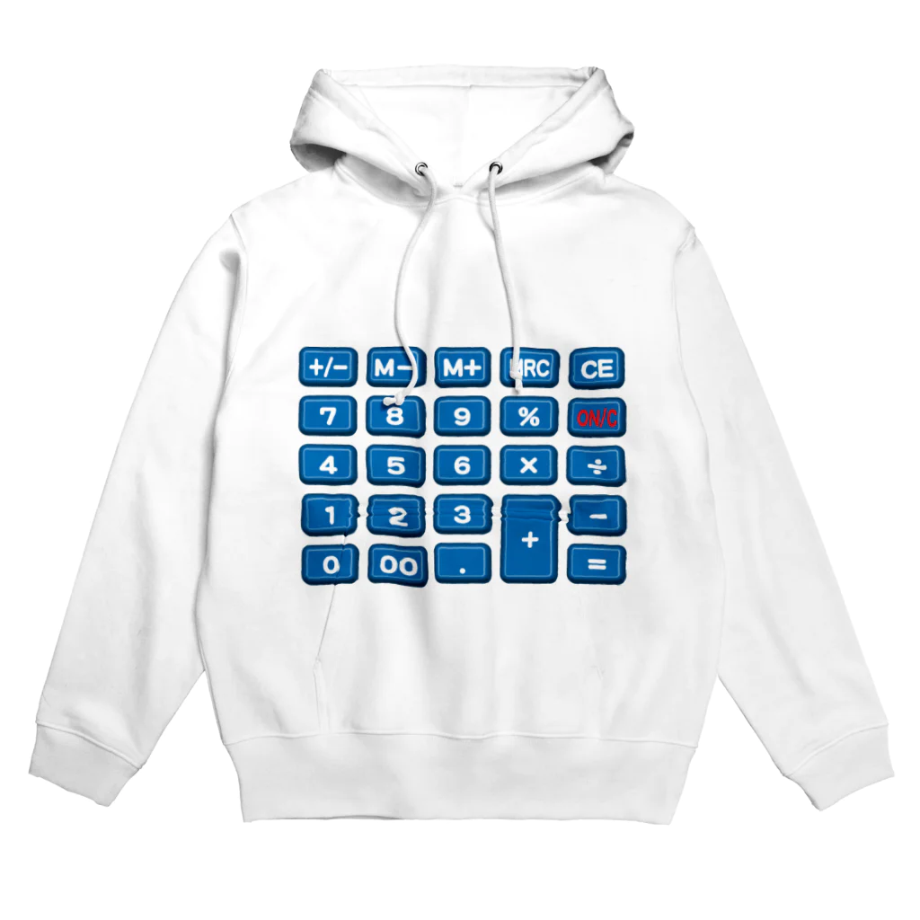 高速紙工業株式会社の電卓blue Hoodie