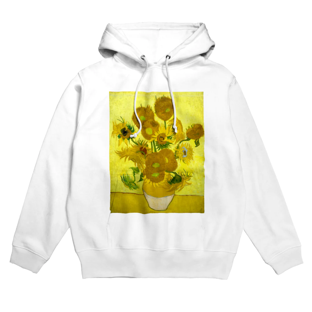 ART のゴッホ/ひまわり　Vincent van Gogh / Sunflowers Hoodie