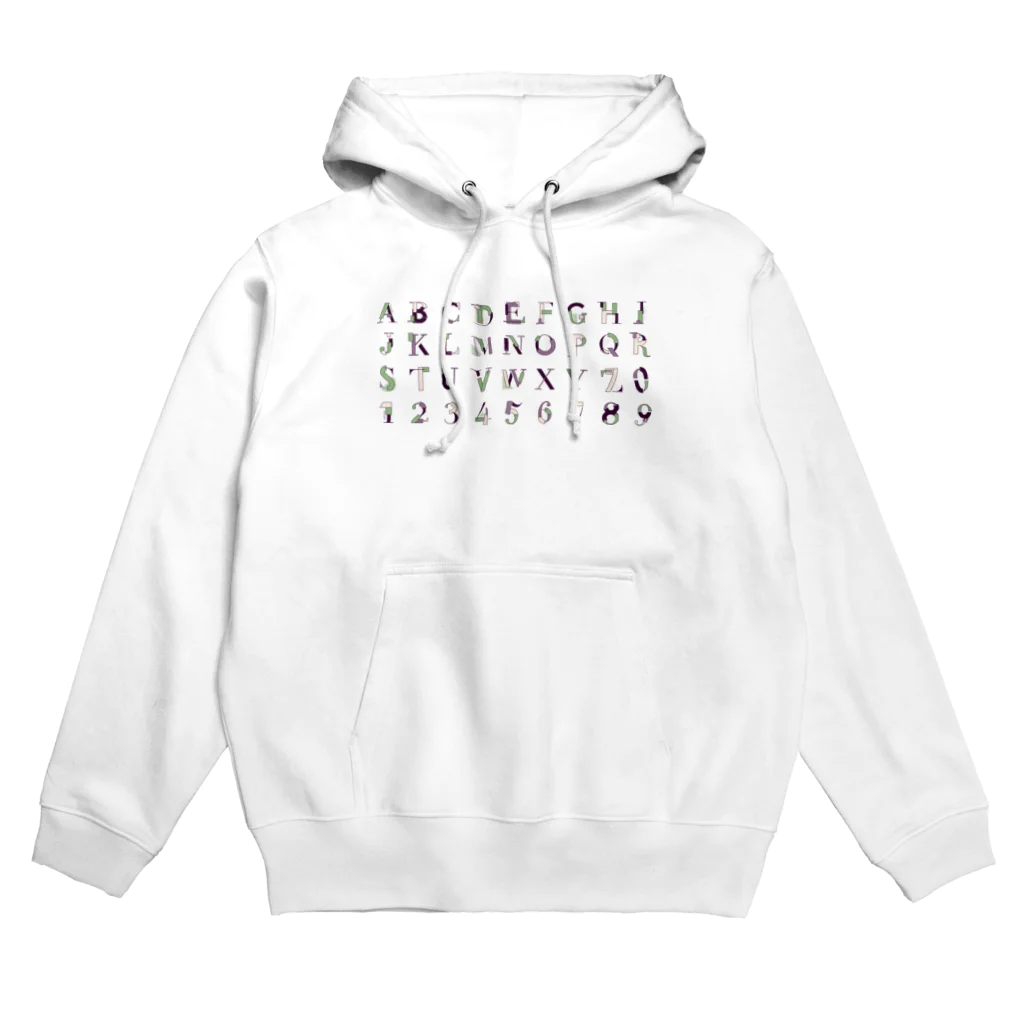 アオ(イユ)ウマのアルファベット Hoodie