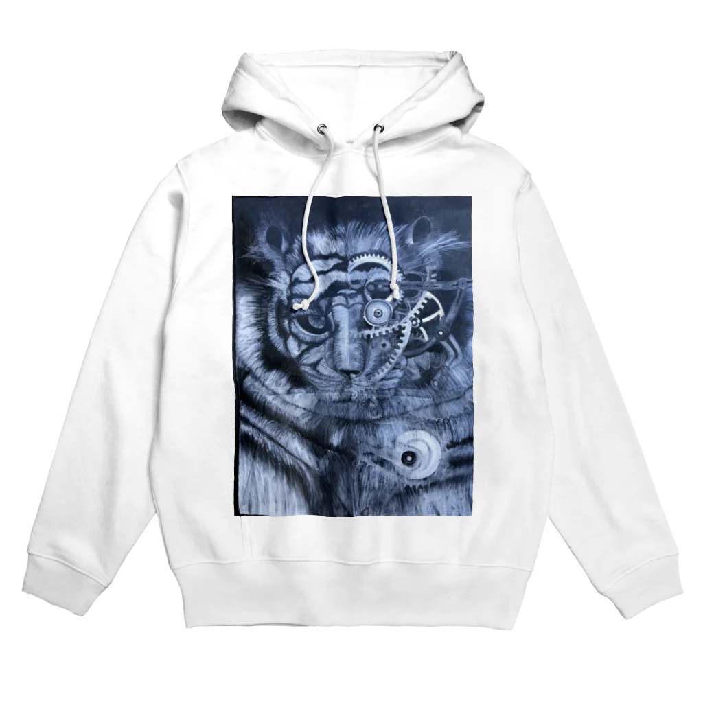 shin＿tomohiroのオートマチックタイガー Hoodie