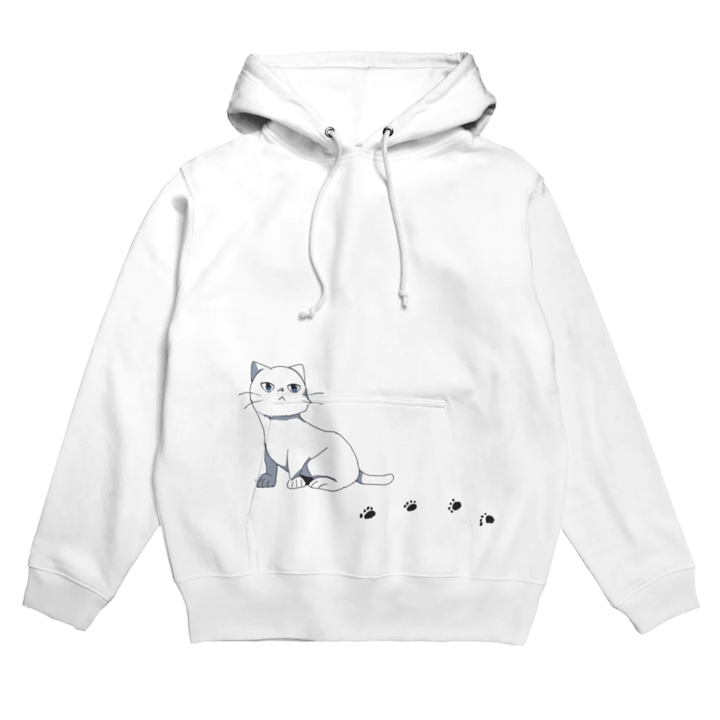 みそしるのしろねこ Hoodie