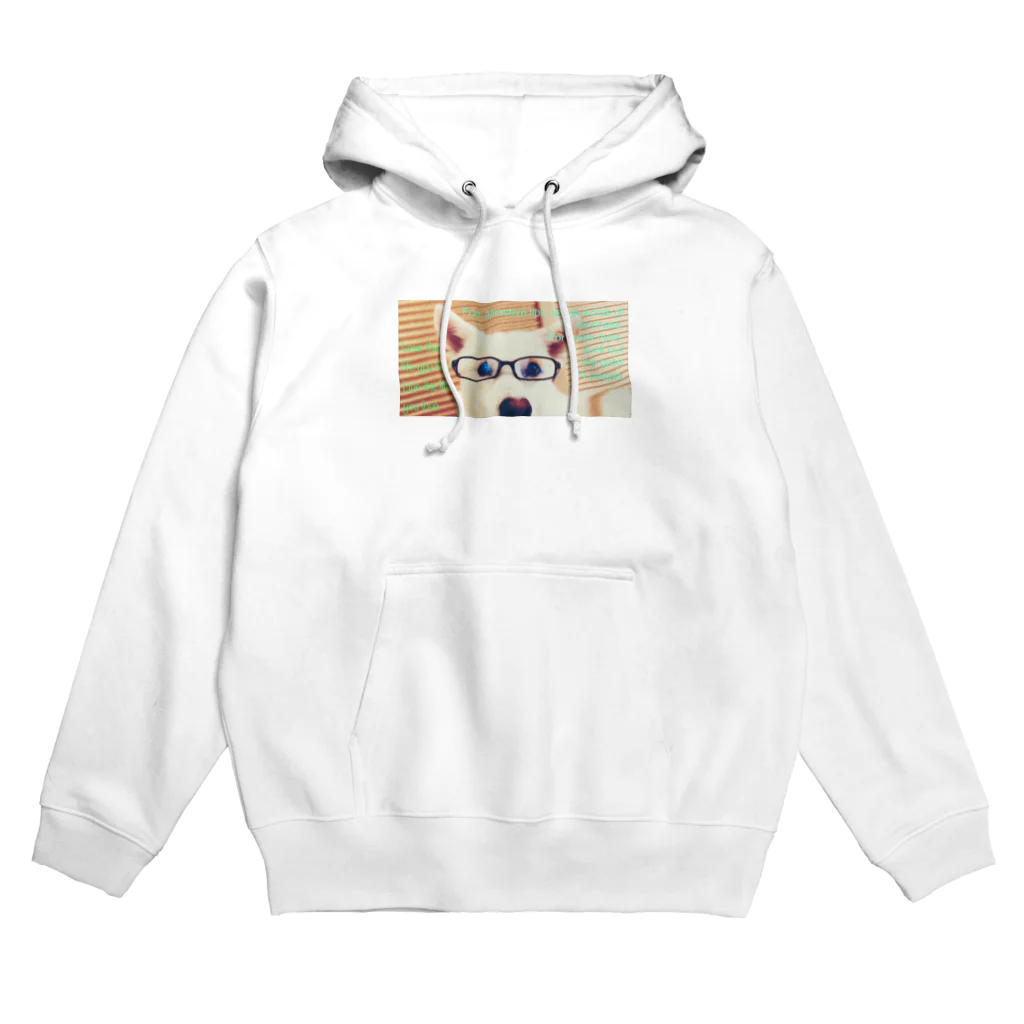 lalalatteのメガネ女子犬 Hoodie