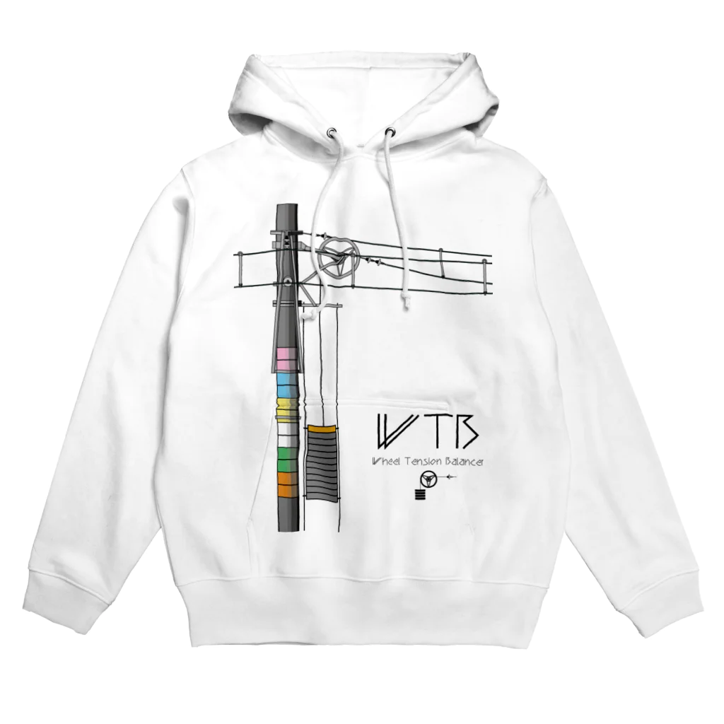 新商品PTオリジナルショップのWTBと電柱（高崎エリア） Hoodie