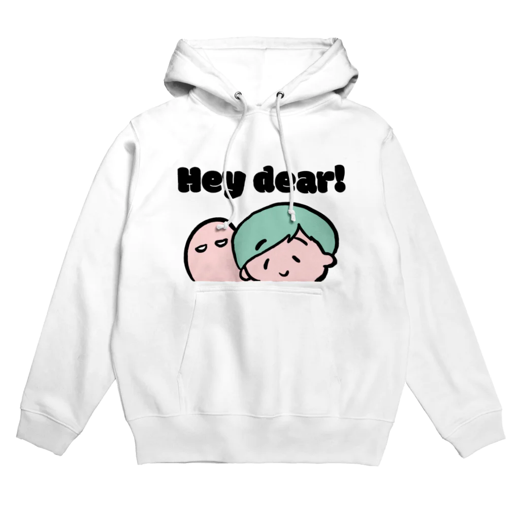 みなみ🇨🇦レストランで働く先生のHey dear!シリーズ Hoodie