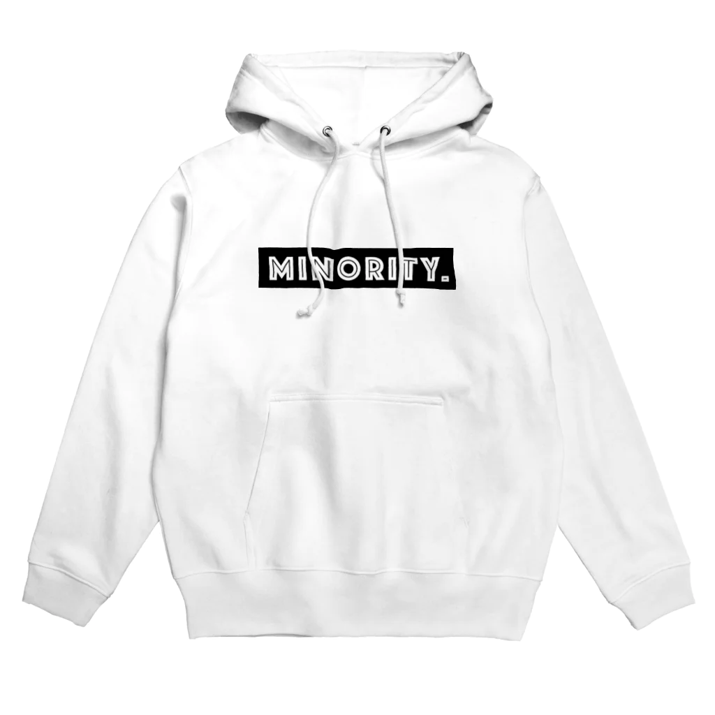 mincora.のMINORITY.　- black ver. 02 - Hoodie