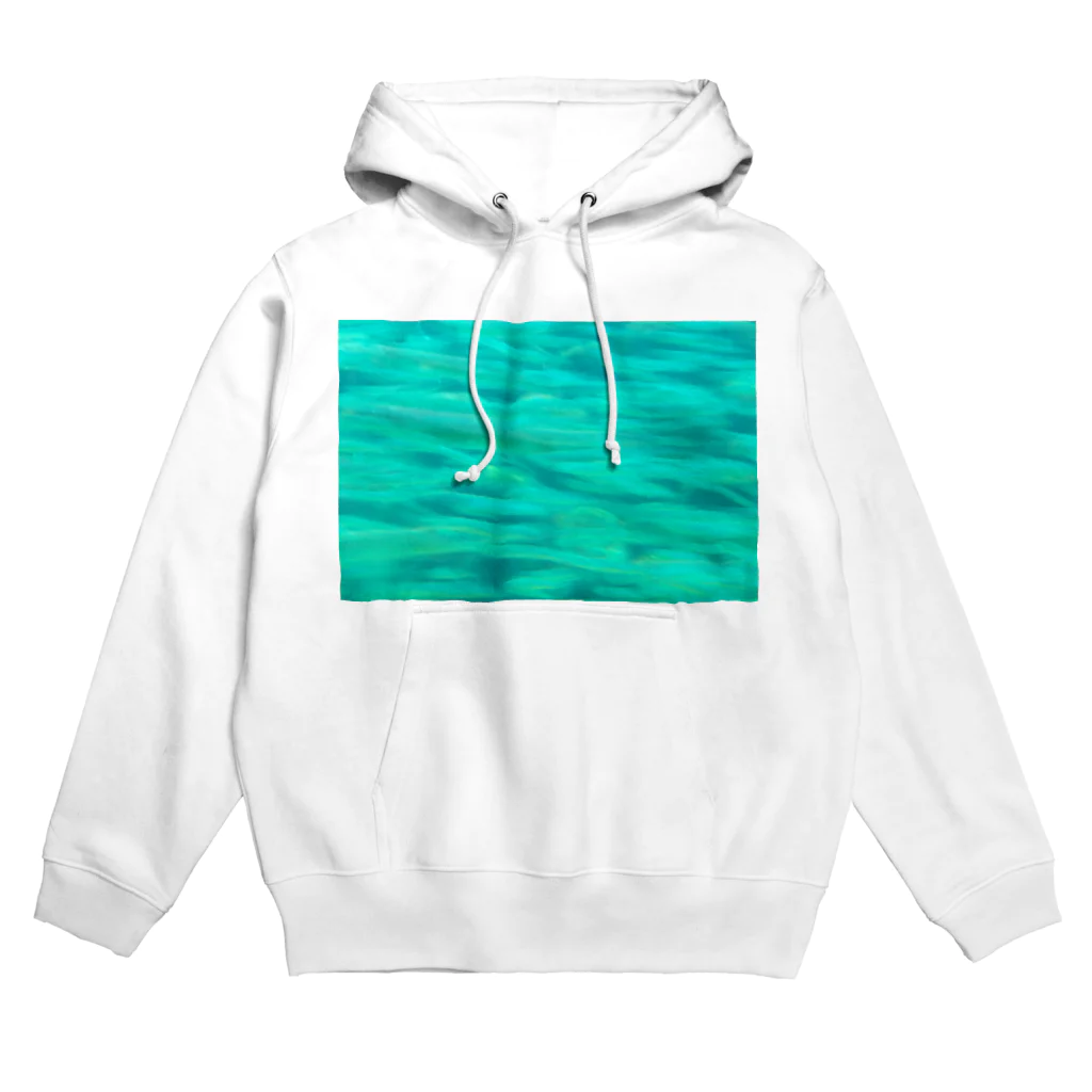 あおすみのエメラルドグリーンの魚群 Hoodie