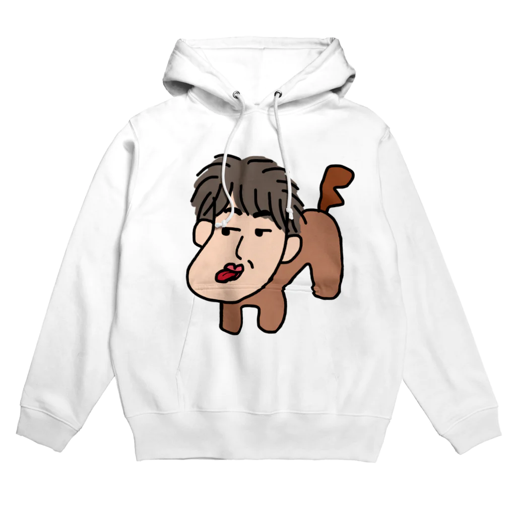 ぺく◎Shopの人面犬「たか爺」 Hoodie