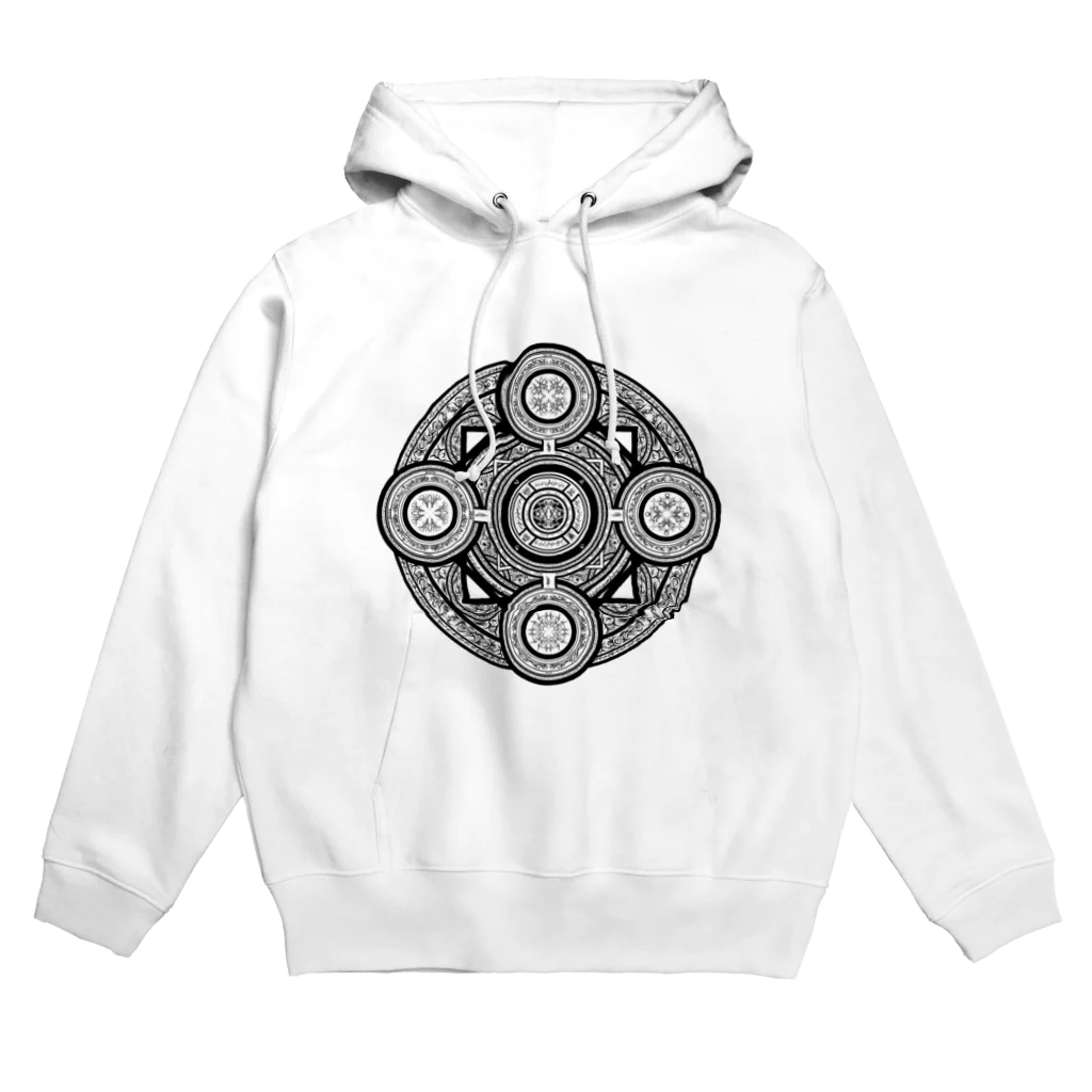 Ny:ニィの魔法陣#001黒字 Hoodie