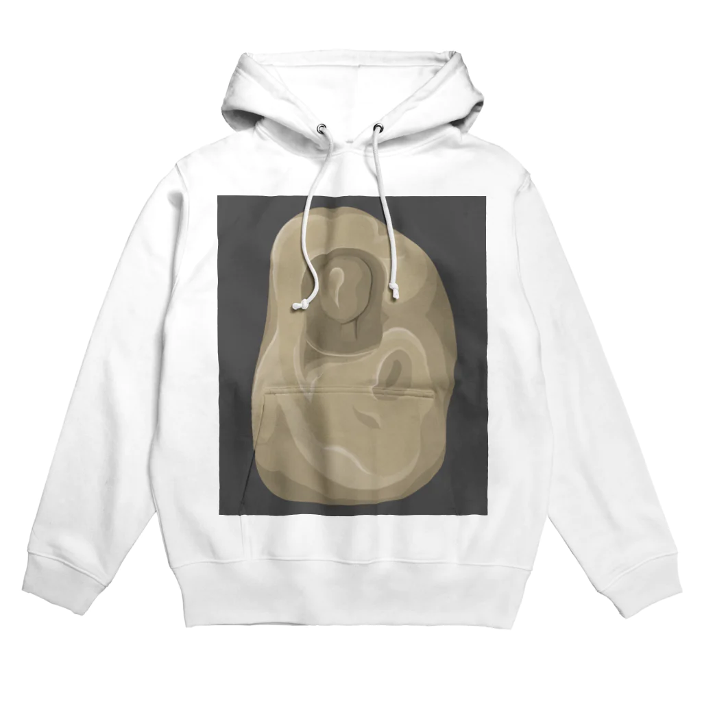 アトリエヱキパの彫刻（偽）　version2 Hoodie