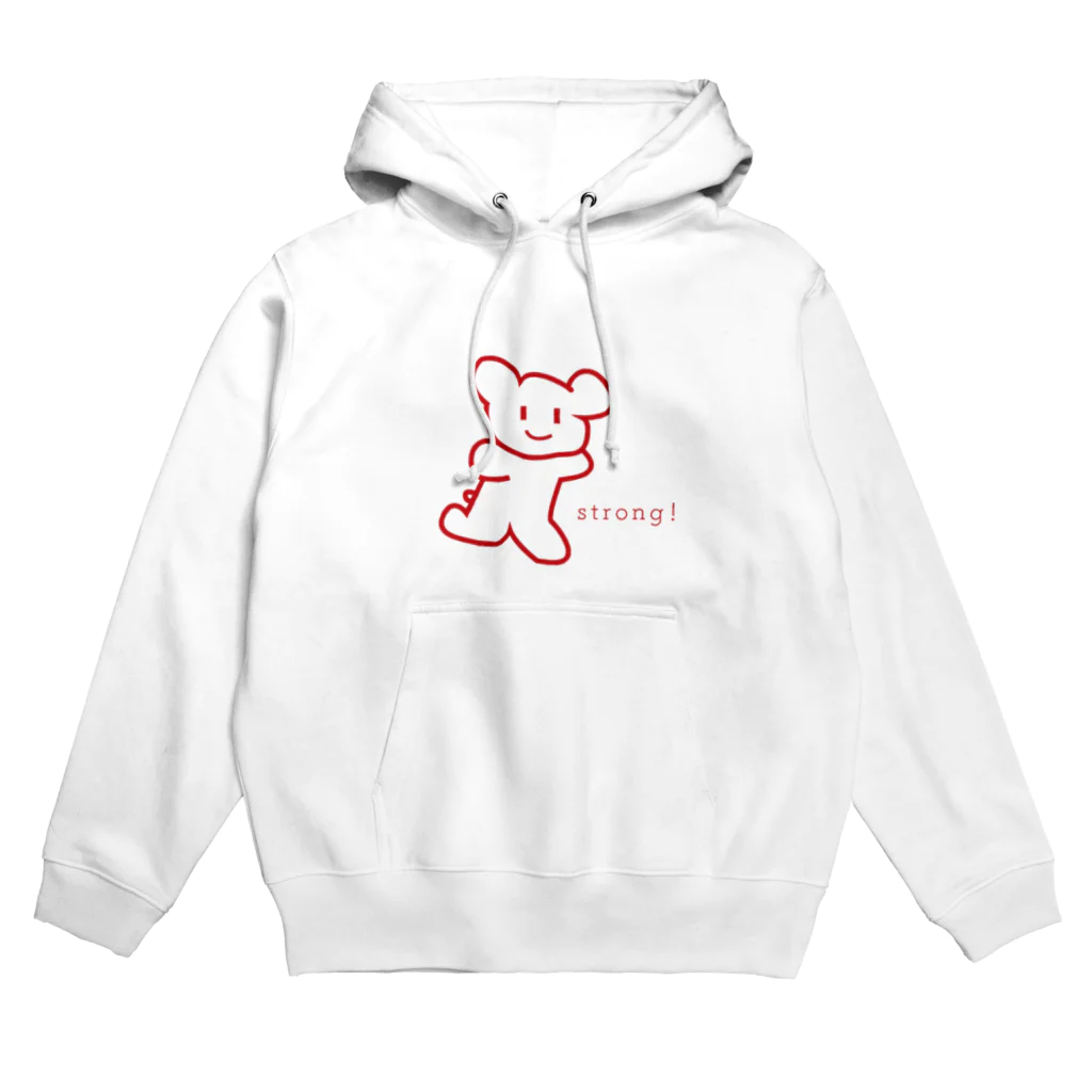 ミベアのstrongくま Hoodie