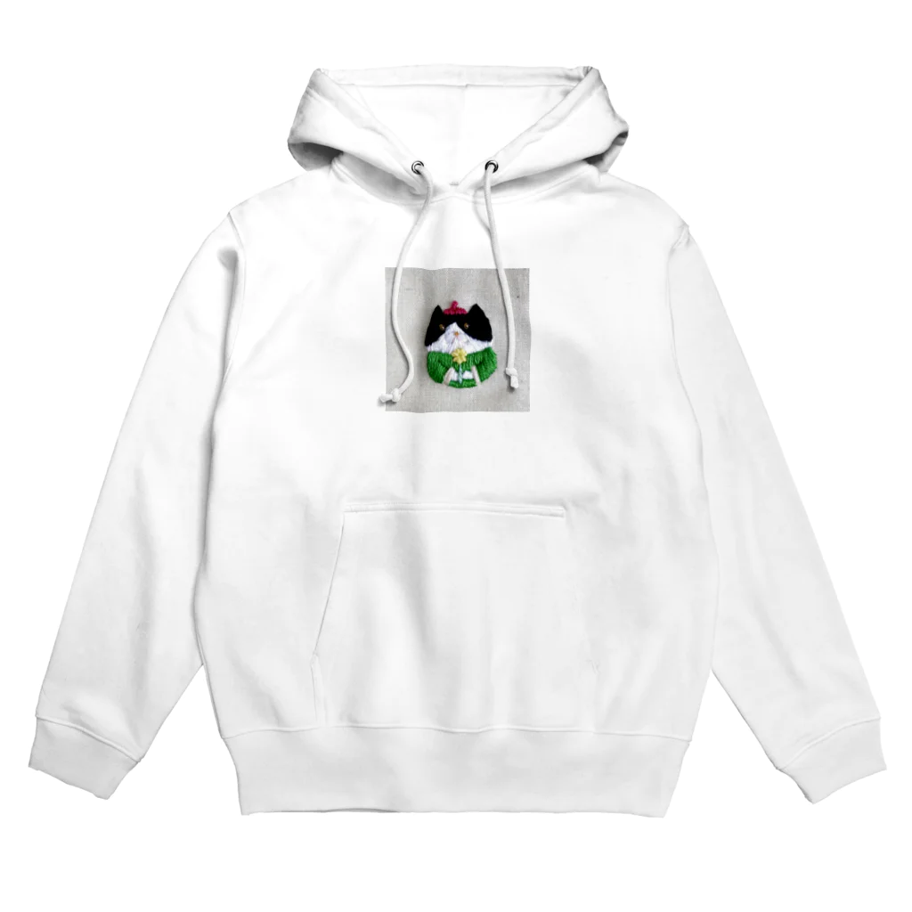 chimat.の花をもった猫さん（Green） Hoodie