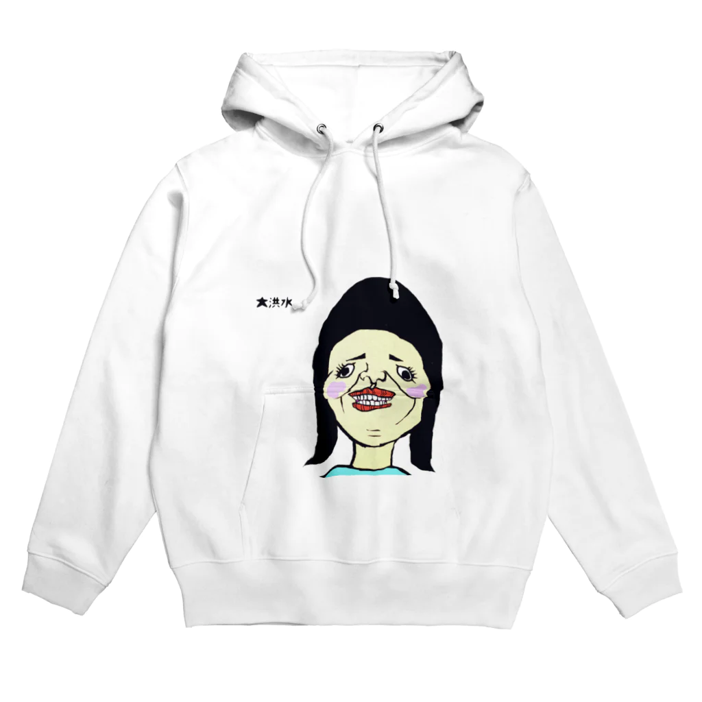 福ハナ夫（フクハナ商店）公式の大洪水ちゃん Hoodie