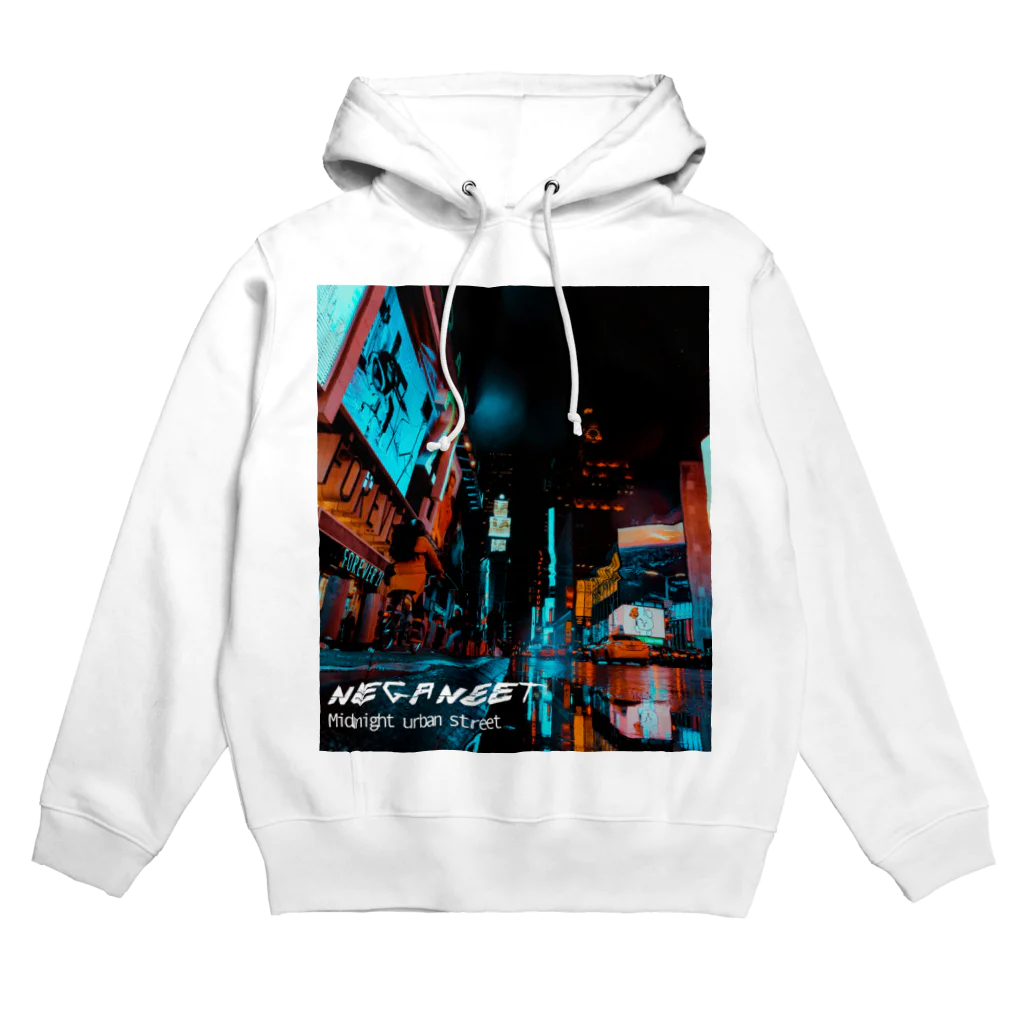 homofuturusのMidnight urban street Hoodie